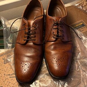 Classic Brown Leather Dress Shoes